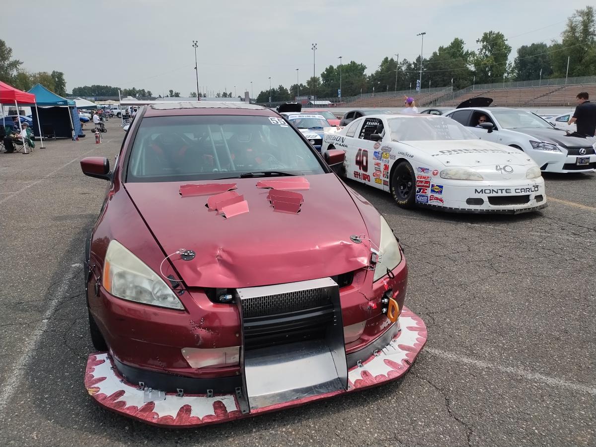 Honda Accordian lined up at PIR.