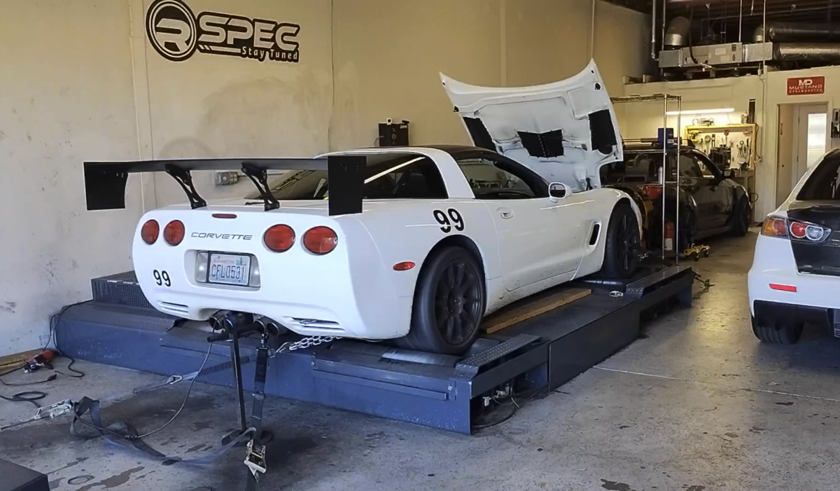 Shred Jesse's 1999 C5 Corvette #99 on a Mustang Chassis Dyno